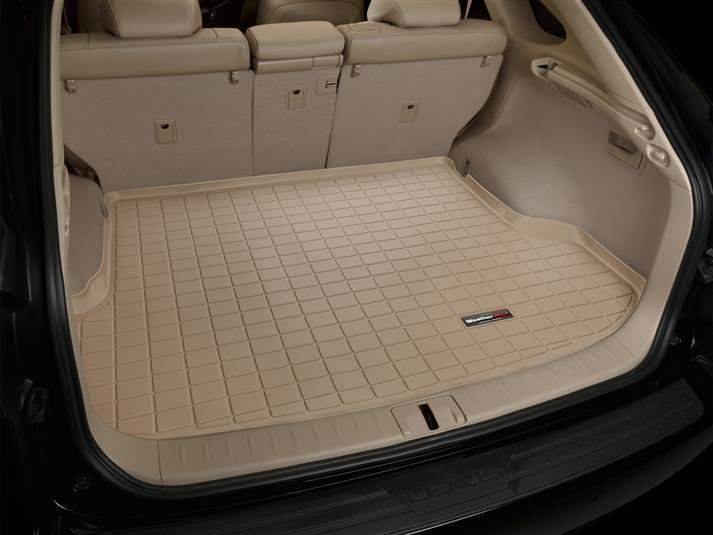 Ковры резиновые WeatherTech Lexus RX 2009-2015 в багажник бежевый фото