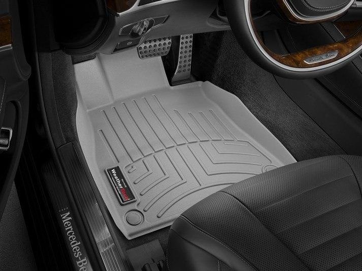 Ковры резиновые WeatherTech MB S-class  (W222) 2014+ передние серые фото