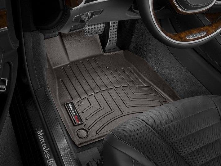 Ковры резиновые WeatherTech MB S-class  (W222) 2014+ передние какао фото
