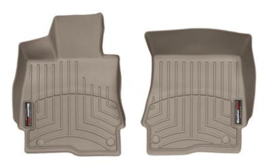 Ковры резиновые WeatherTech MB S-class (W221) 2006-2012 передние бежевые фото