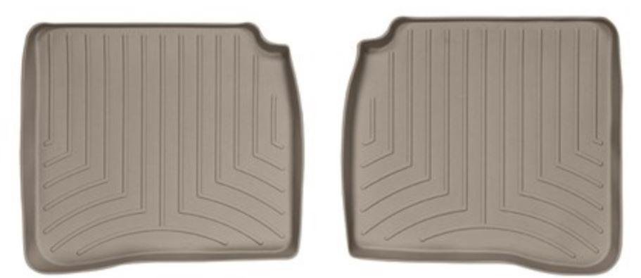 Ковры резиновые WeatherTech MB S-class LONG (W221) 2006-2012 задние бежевые фото