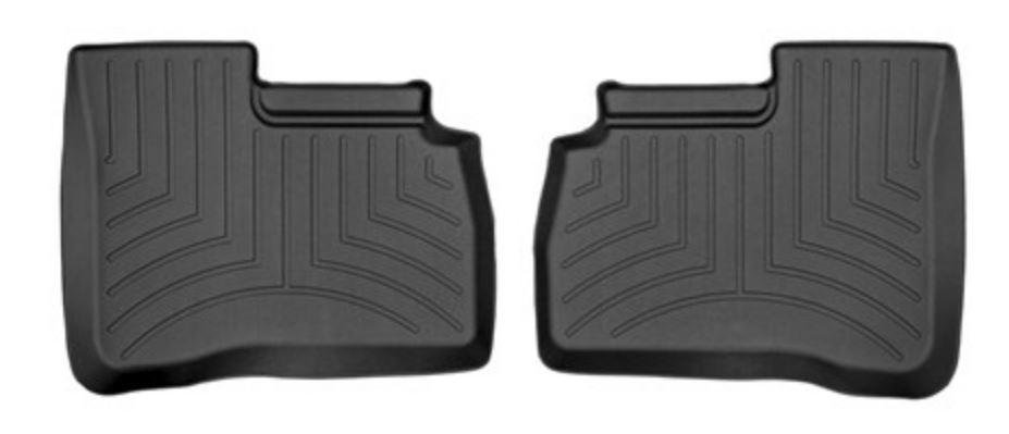 Ковры резиновые WeatherTech MB S-class (W221) 2006-2012 задние черные фото