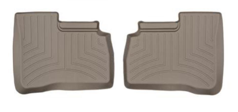 Ковры резиновые WeatherTech MB S-class (W221) 2006-2012 задние бежевые фото