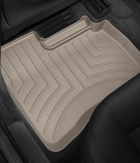 Ковры резиновые WeatherTech MB S-class (W221) 2006-2012 задние бежевые фото