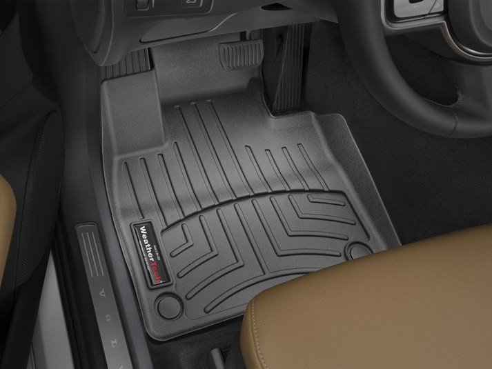 Ковры резиновые WeatherTech Volvo XC-90 2016+ передние черные фото