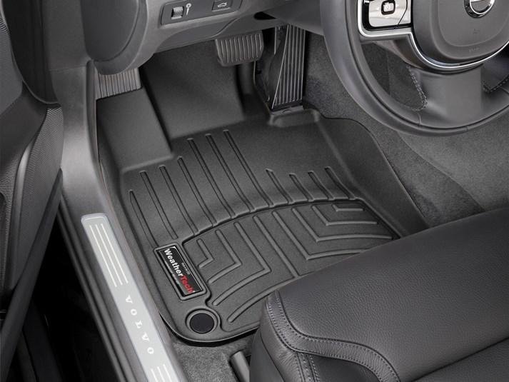 Ковры резиновые WeatherTech Volvo S-90 2016+ передние черные фото