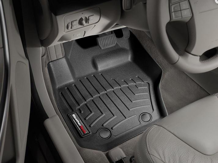Ковры резиновые WeatherTech Volvo XC60 2008-2017 передние черные фото
