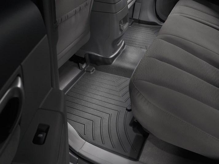 Ковры резиновые WeatherTech Hyundai Santa Fe 2006-2012  задний черный фото