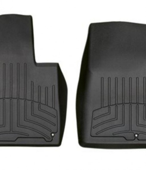 Ковры резиновые WeatherTech Hyundai Santa Fe 2019+ передние черные фото