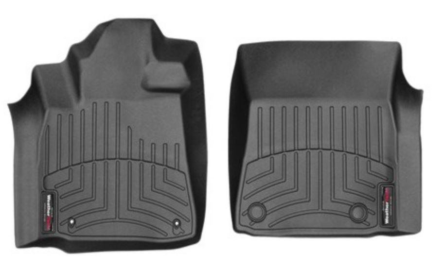 Ковры резиновые WeatherTech Toyota Sequoia 2008-2012 передние черные фото
