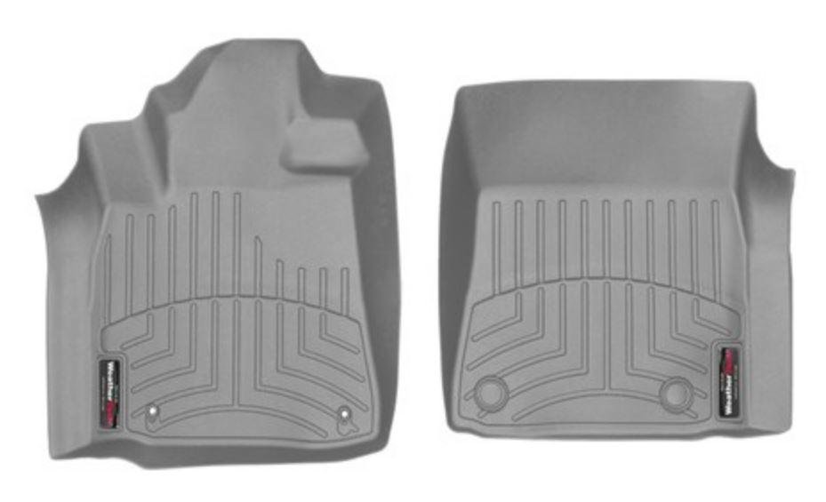 Ковры резиновые WeatherTech Toyota Tundra 2008-2012 передние серые фото
