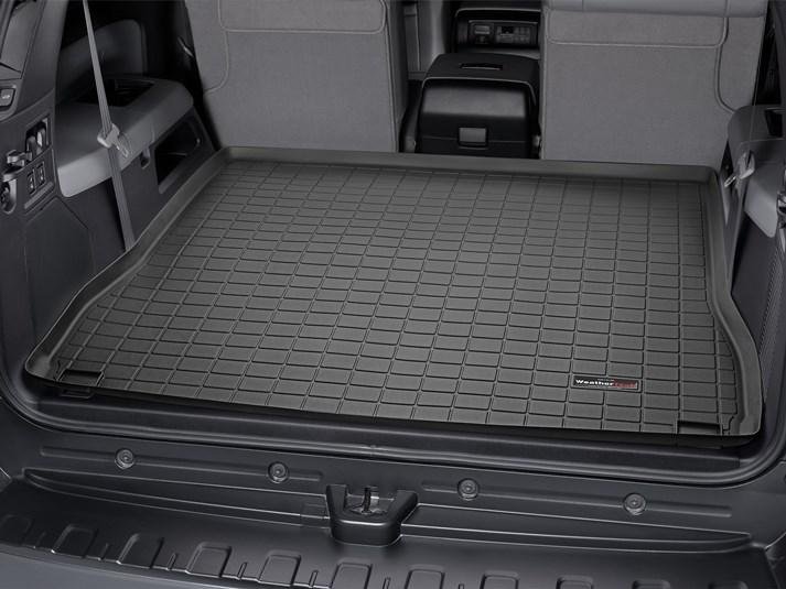 Ковер резиновый WeatherTech Toyota Sequoia 2008+ в багажник черный фото