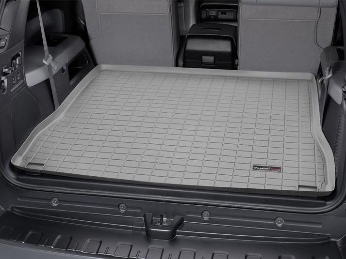 Ковер резиновый WeatherTech Toyota Sequoia 2008+ в багажник серый фото