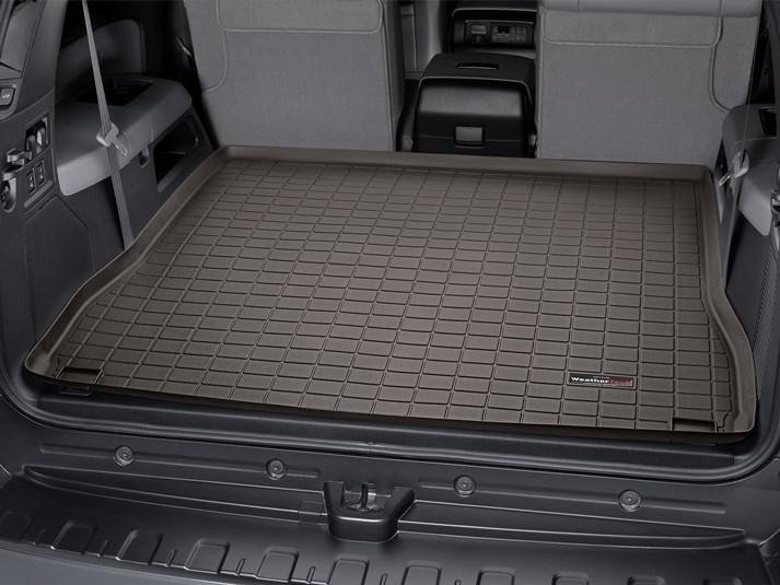 Ковер резиновый WeatherTech Toyota Sequoia 2008+ в багажник какао фото