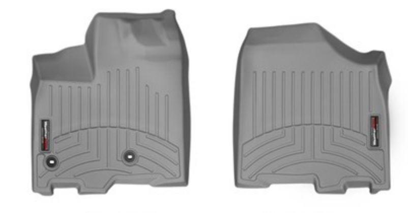Ковры резиновые WeatherTech Toyota Sienna 2013+ передние серые фото