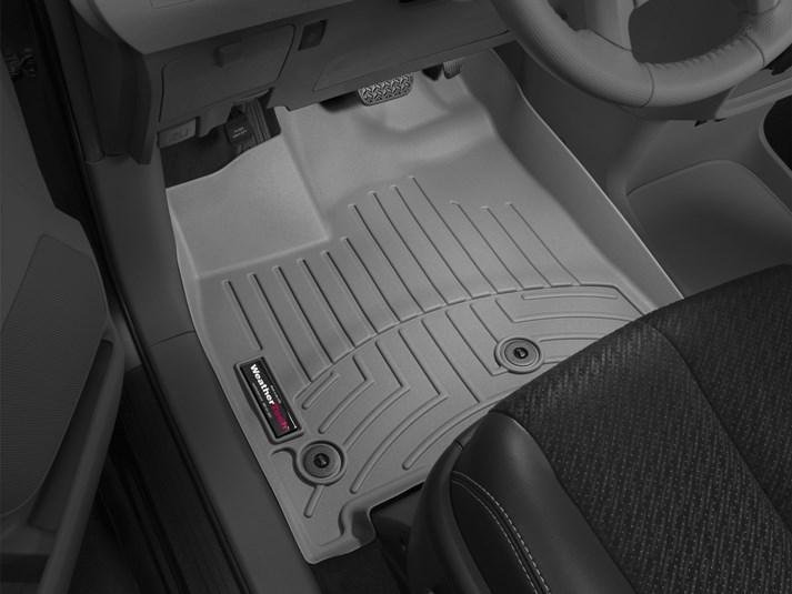 Ковры резиновые WeatherTech Toyota Sienna 2013+ передние серые фото