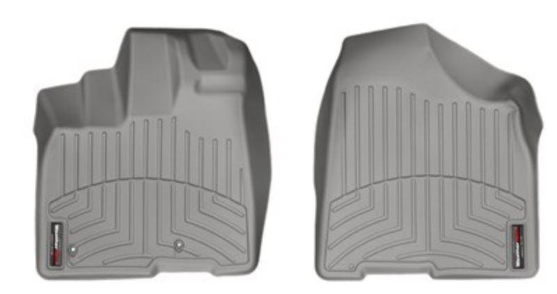 Ковры резиновые WeatherTech Toyota Sienna 2010-2013 передние серые фото