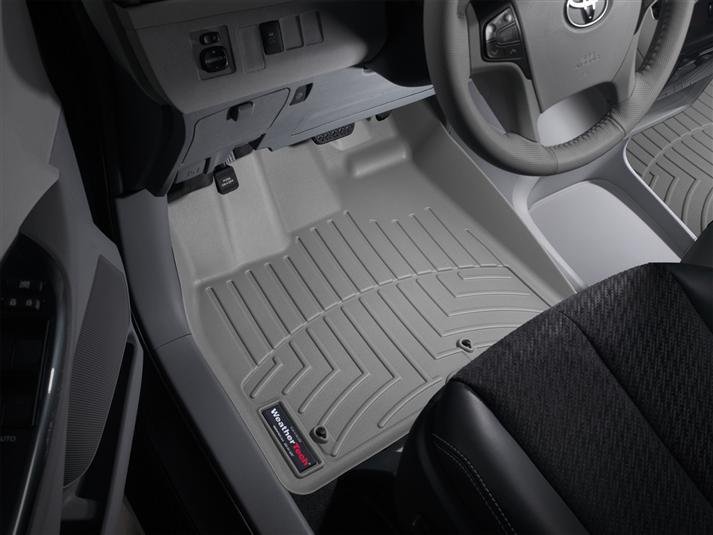 Ковры резиновые WeatherTech Toyota Sienna 2010-2013 передние серые фото