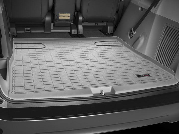 Ковры резиновые WeatherTech Toyota Sienna 2010+  в багажник серый фото