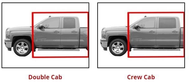 Ковры резиновые WeatherTech GMC Sierra 2015-2018 задний черный (Crew vinil  ) фото