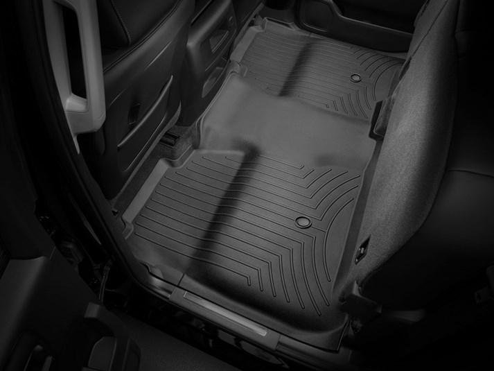 Ковры резиновые WeatherTech GMC Sierra 2015-2018 задний черный (Crew CARPET ) фото