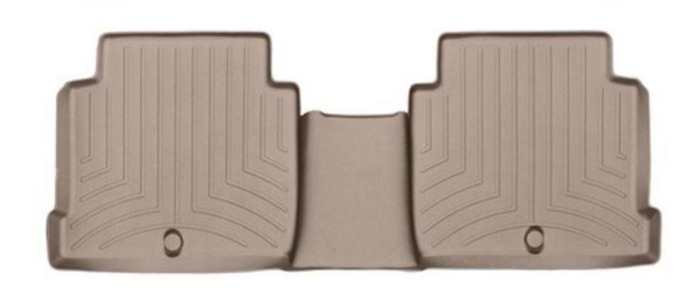 Ковры резиновые WeatherTech Hyundai Sonata 15+ задние бежевые фото