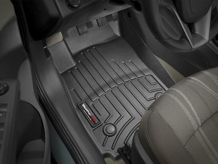 Ковры резиновые WeatherTech Chevrolet Sonic 2013+ передние черные фото