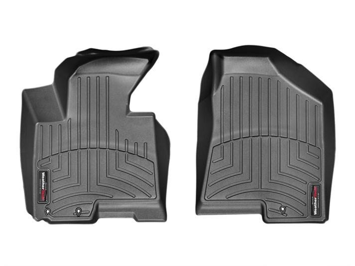 Ковры резиновые WeatherTech Hyundai ix35 2010-2014  передние черные ( крючки ) фото