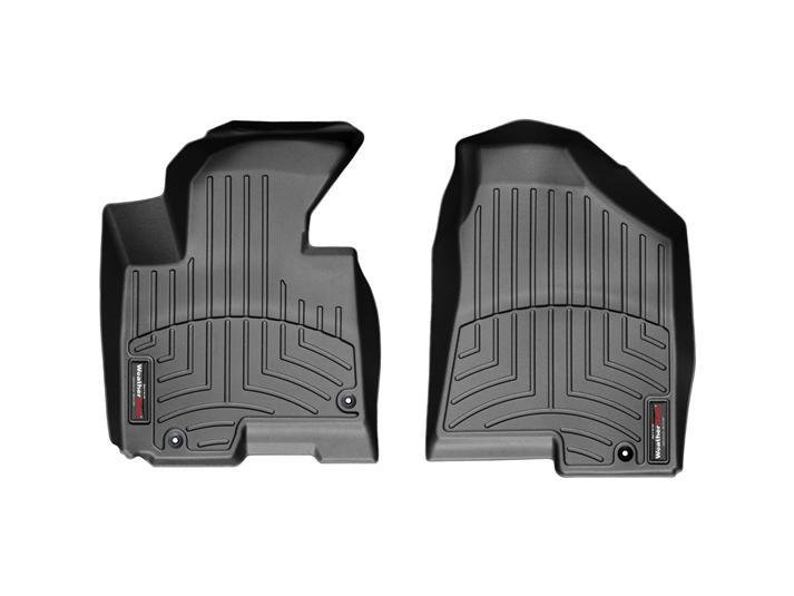 Ковры резиновые WeatherTech Hyundai ix35 2010-2014  передние черные ( клипсы ) фото