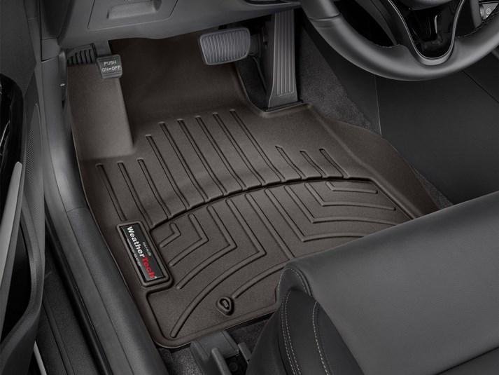 Ковры резиновые WeatherTech Hyundai Tucson 2016+ передние какао фото