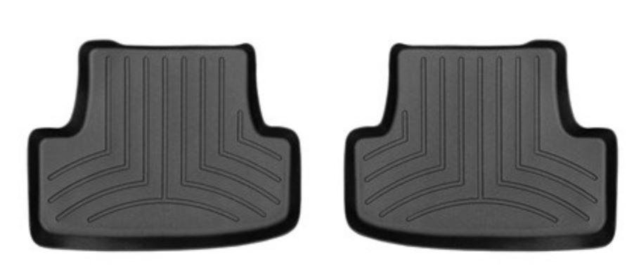 Ковры резиновые WeatherTech VW T-Roc 2019+  задние черные фото