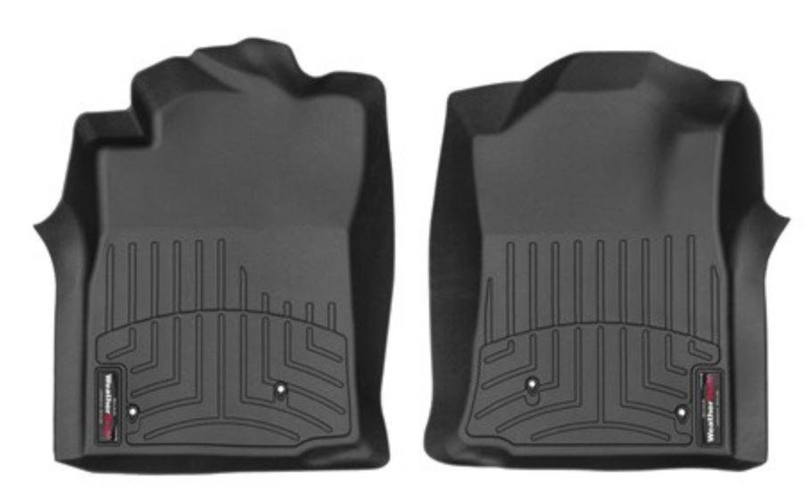 Ковры резиновые WeatherTech Toyota Tacoma 2008-2011 передние черные ( automat ) фото