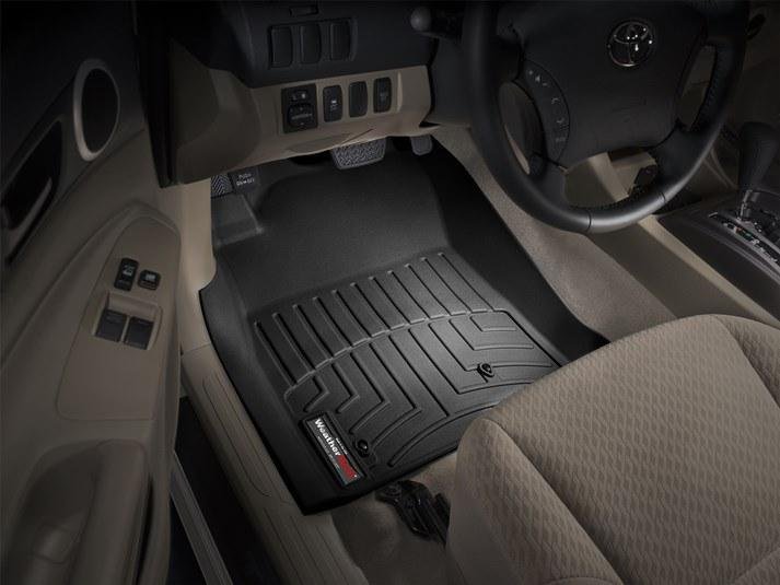 Ковры резиновые WeatherTech Toyota Tacoma 2008-2011 передние черные ( automat ) фото