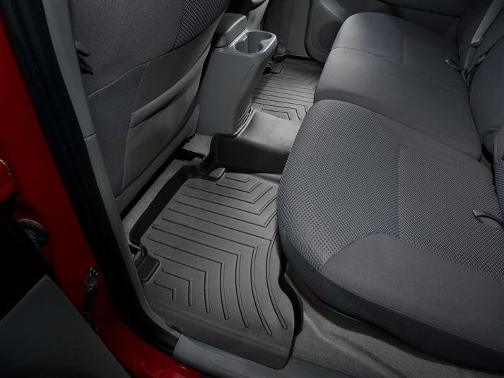 Ковры резиновые WeatherTech Toyota Tacoma Double Cab 2005-2015 задний черный фото