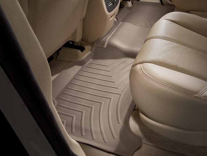 Ковры резиновые WeatherTech GMC Yukon  2007-2014 задний  бежевый фото