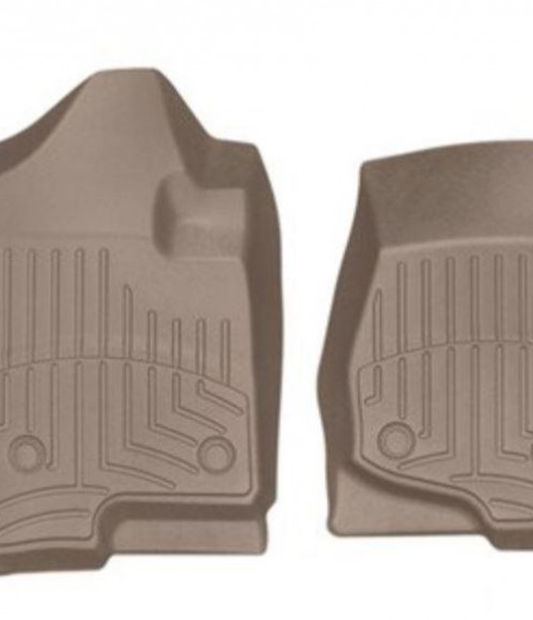 Ковры резиновые WeatherTech Chevrolet Silverado 2007-2013 передние бежевые фото