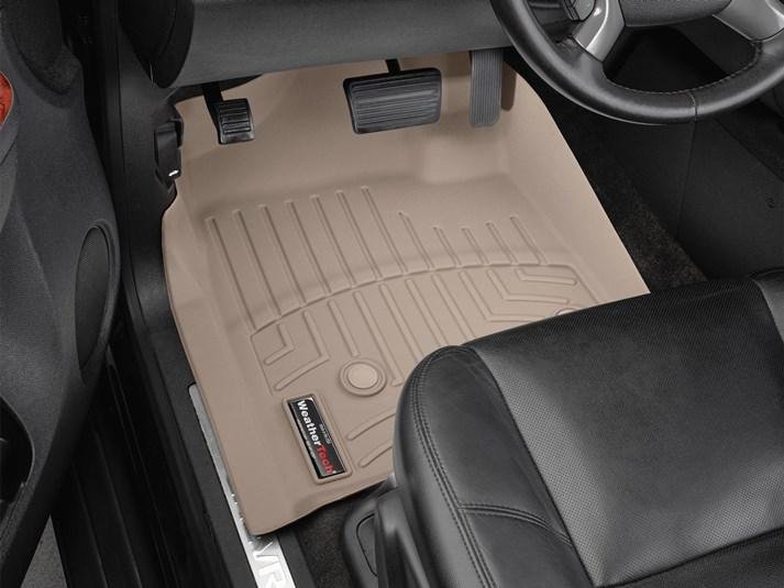 Ковры резиновые WeatherTech Chevrolet Suburban 2007-2014 передние бежевые фото