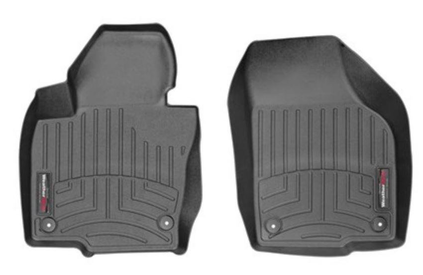 Ковры резиновые WeatherTech VW Tiguan 2007-2016  передние черные фото