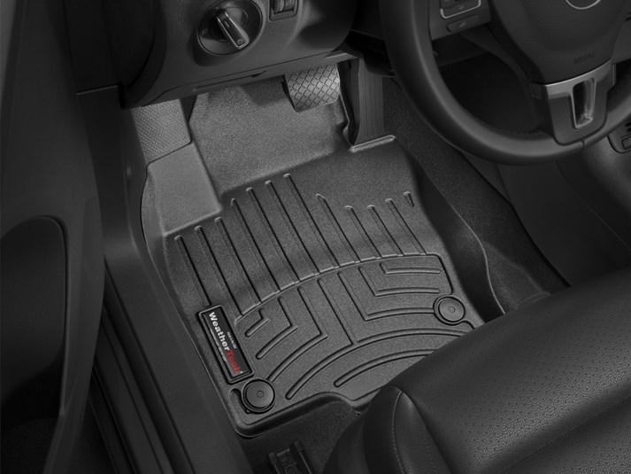 Ковры резиновые WeatherTech VW Tiguan 2007-2016  передние черные фото