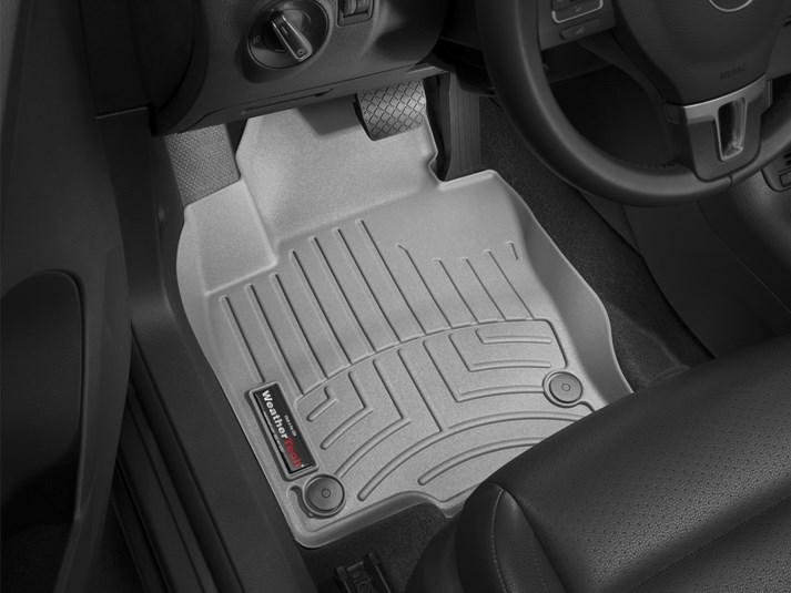 Ковры резиновые WeatherTech VW Tiguan 2007-2016  передние серые фото