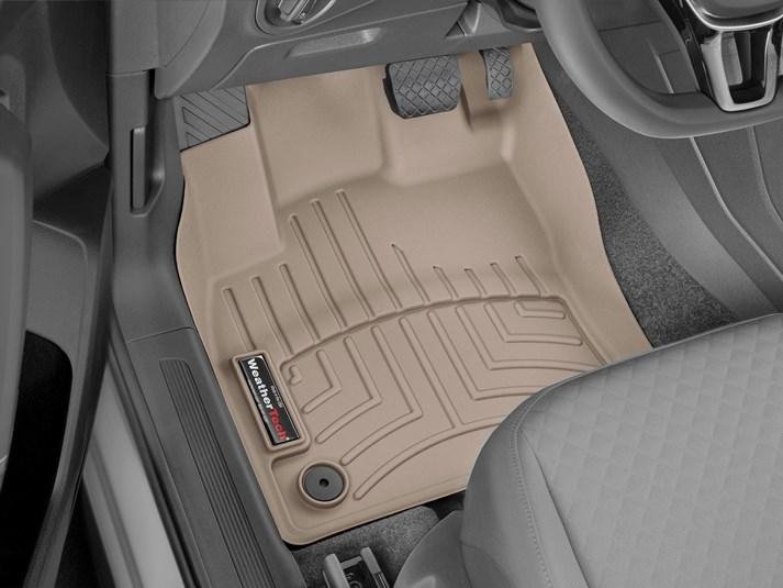 Ковры резиновые WeatherTech VW T-Roc 2019+ передние бежевые фото