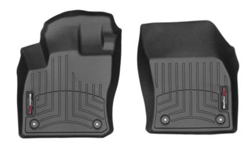 Ковры резиновые WeatherTech Skoda Kodiaq 2016+ передние черные фото