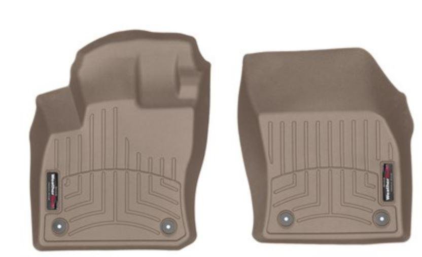 Ковры резиновые WeatherTech VW Touran 2016+  передние бежевые фото
