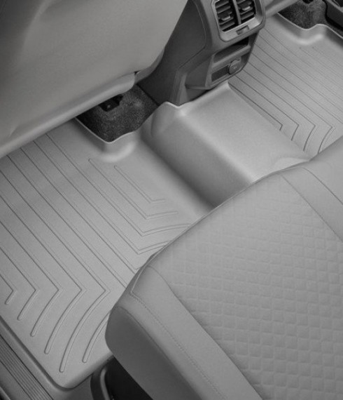 Ковры резиновые WeatherTech VW Tiguan Allspace 2017+  задний  серый фото