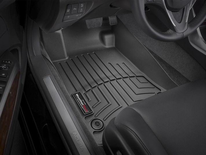 Ковры резиновые WeatherTech Acura TLX 2WD  2015+ передние черные фото