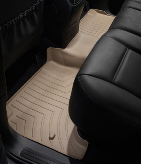Ковры резиновые WeatherTech VW Touareg  2002-2010  задний бежевый фото