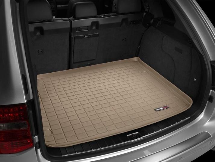 Ковры резиновые WeatherTech Porsche Cayenne 2003-2010  в багажник бежевый фото