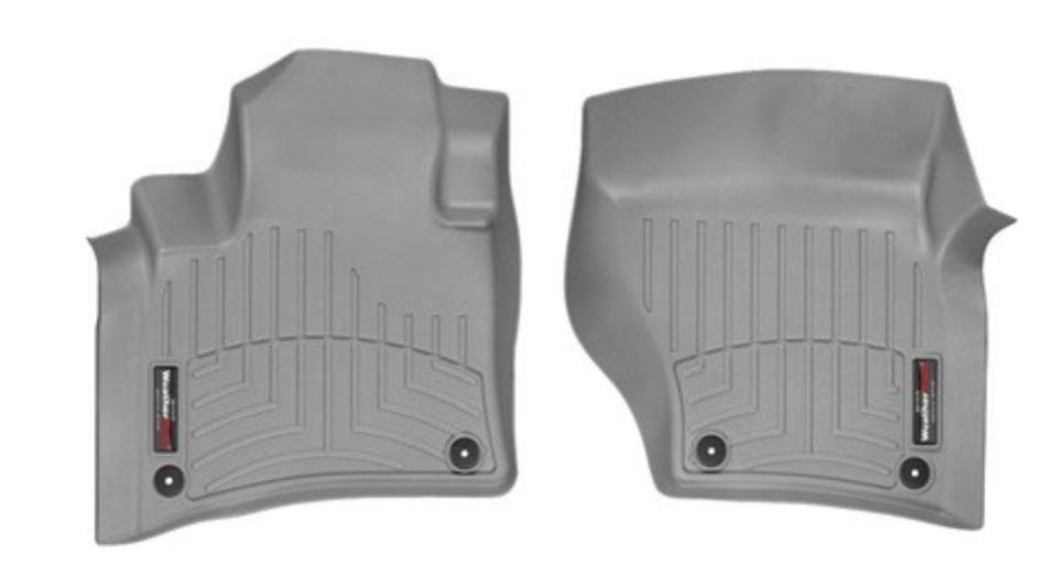 Ковры резиновые WeatherTech Porsche Cayenne 2011-2015  передние серые фото
