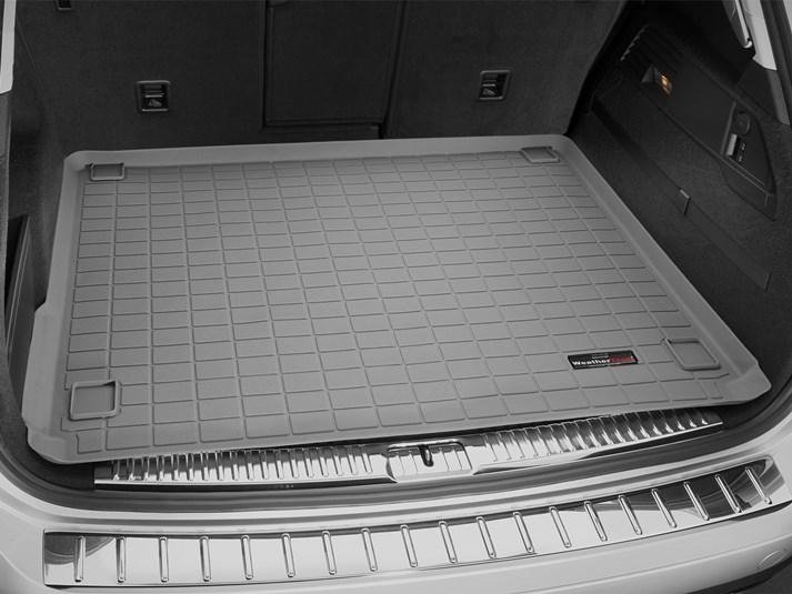 Ковры резиновые WeatherTech VW Touareg 2011-2018  в багажник серый фото