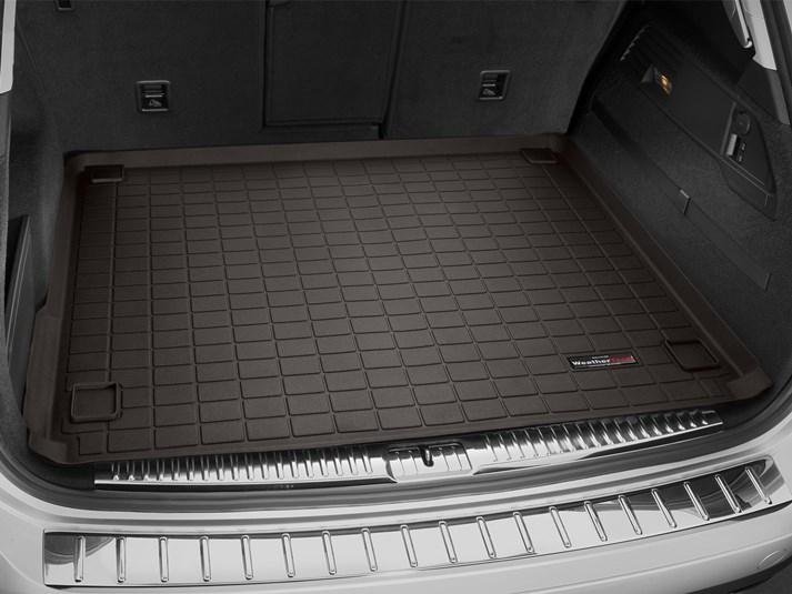Ковры резиновые WeatherTech VW Touareg 2011-2018  в багажник какао фото